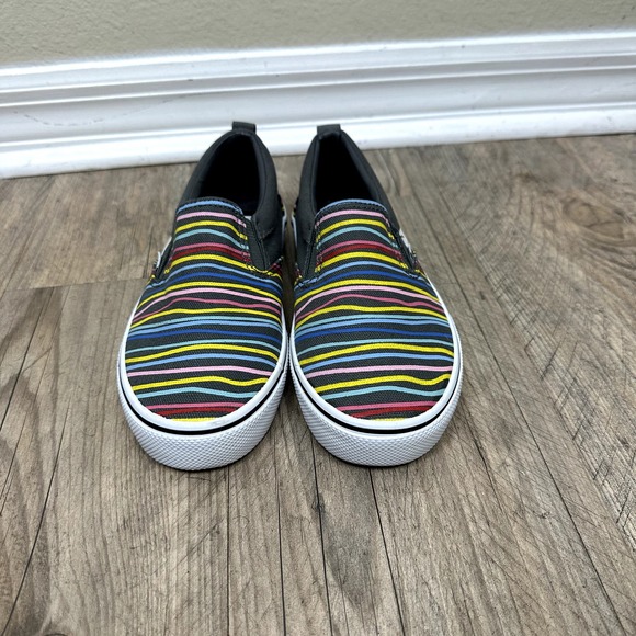 Hurley Other - Hurley Kenji Youth 3 Slip on Sneakers Canvas Casual Shoes Multicolor Stripes New